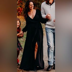 VICI black maxi dress size M